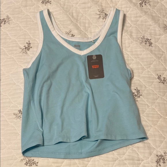 Levi's Tops - 🌻$11 Deal!🌻 NEW Levi's Light Blue Tank Top L/XL